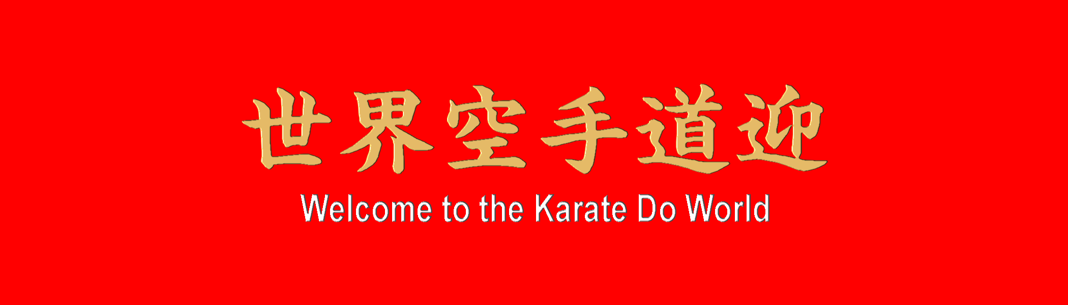 Welcome to the Karate Do World